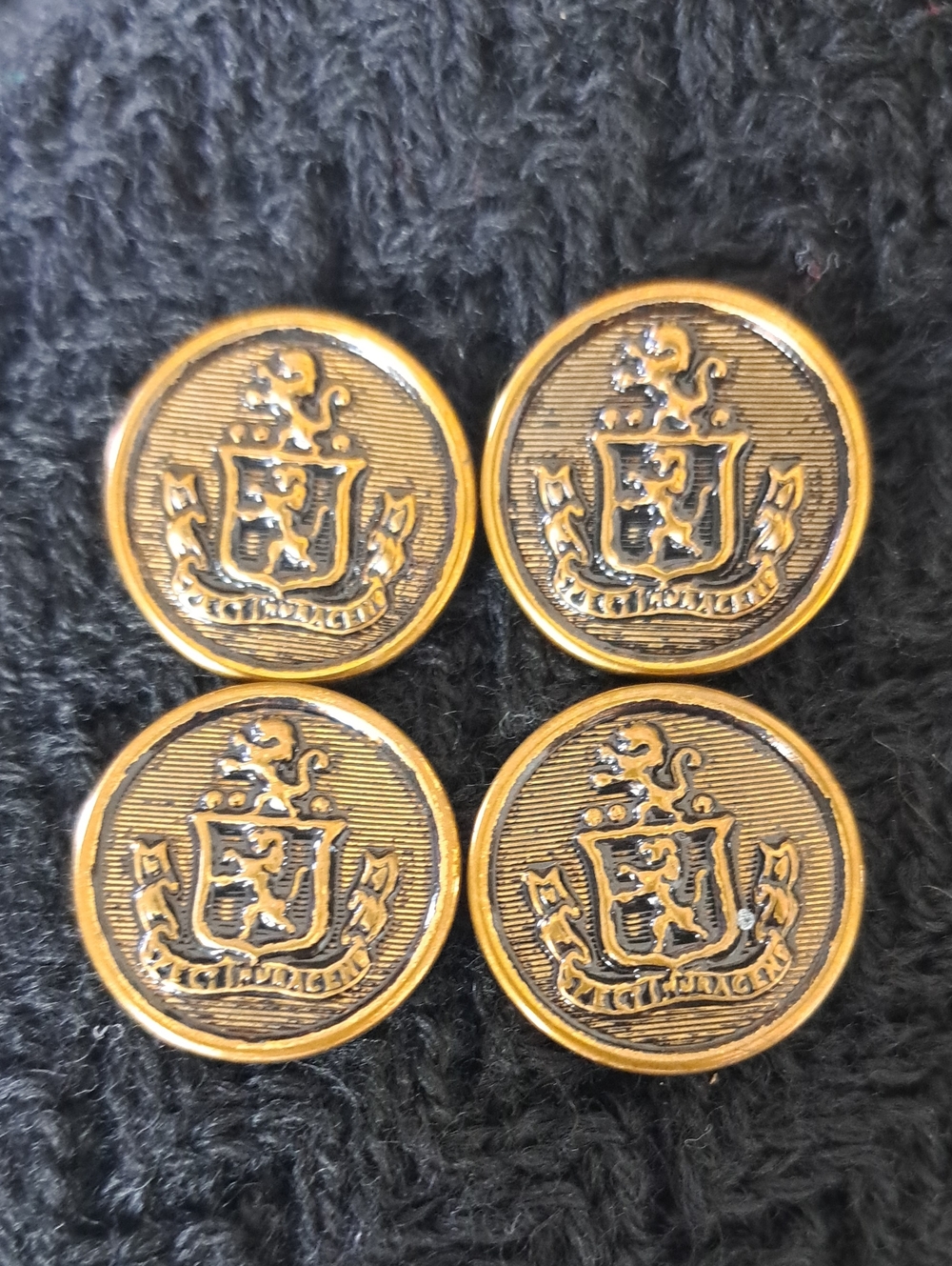 FREE W Purchase | 4 Metal Brass Buttons